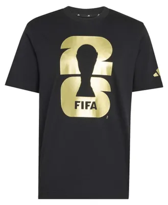 Produktbild von Adidas Herren Kurzarm Baumwoll-T-Shirt KB3704 Schwarz Gold