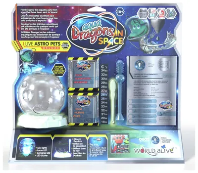 Zdjęcie produktu dla Zabawka edukacyjna Aqua Dragons Live Astro Pets Deluxe AD6002 Biały