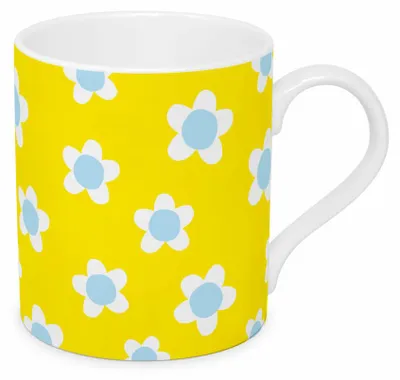 Produktbild von PPD Flower Fun yellow Mug, Tasse, Becher, Bone China, 350 ml, 165203329