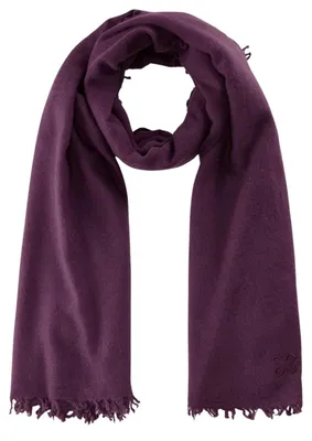 Image de Écharpe Codello pour femme en laine violette, 190 cm