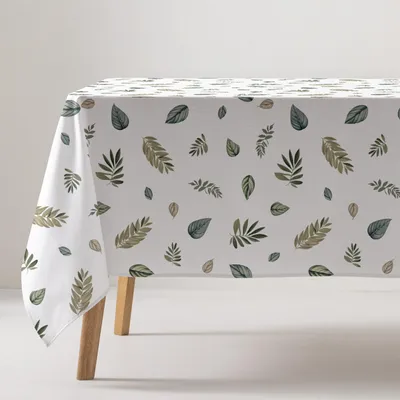 Tischdecke 140x140 cm, Baumwollmix, fleckenabweisend, Jacquard