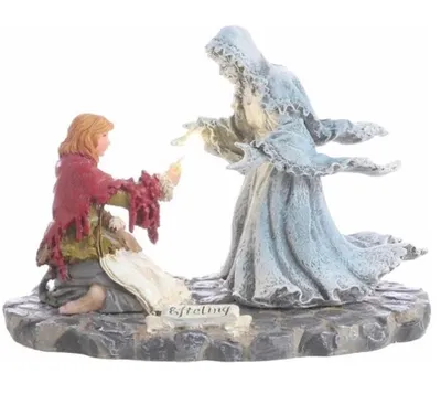 Produktbild von Weihnachtsbaum efteling Mädchen mit Schwefel-Sticks, arbeitet an Batterien