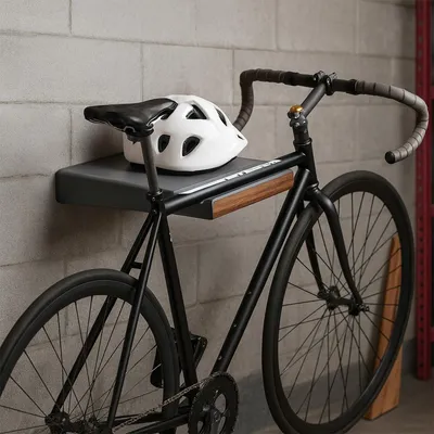 Produktbild von Wandfahrradhalter # WF16 Platzsparende Fahrradaufhängung zur Wandmonta