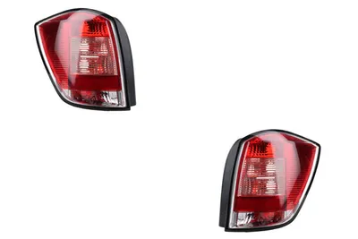 Produktbild von Johns, Heck Leuchte Rück Leuchte passend für Opel Astra H 03/2007- Set Links und Rechts 1222652 93186478 1222651 93186477