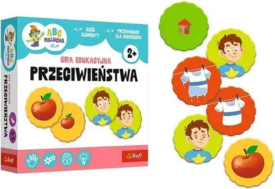 Obrázek produktu pro Hra „Protiklady“ ABC pro nejmenší od Trefl 02908