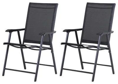 Image de Chaise de camping, structure métallique thermolaquée, tissu textilène, 58 L x 64 P x 94 H cm, capacité de charge 100 kg, pliable pour un transport facile