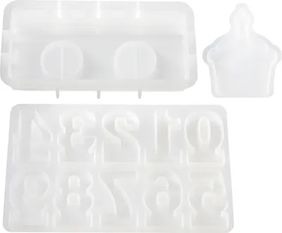 Produktbild von Silikon Gießform "Zahlen-Set" mit Steckkante