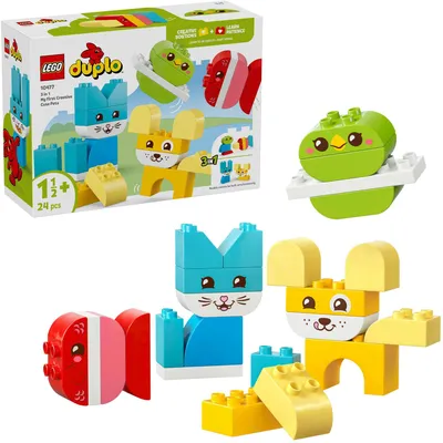 Obrázek produktu pro LEGO DUPLO Moje První Kreativní Domácí Mazlíčci 3 v 1 10477