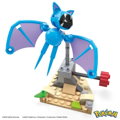 Produktbild von MEGA Pokémon Zubats Mitternachtsflug Bauset 61-tlg. ab 7 Jahren