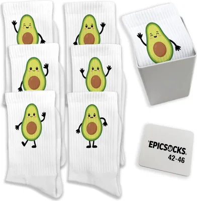 Produktbild von epicsocks Avocado Dreams Socken in 42-46 im