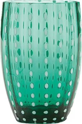 Produktbild von ZAFFERANO Perle Set 6 Gläser Tumbler Grün