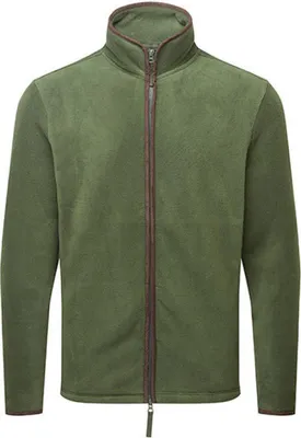 Produktbild von Premier Workwear PR823 | MenŽs ŽArtisanŽ Fleece Jacket S bis 3XL - Farbe: Moss Green (ca. Pantone 2410C)/Brown (ca. Pantone 4975C) - Größe: M
