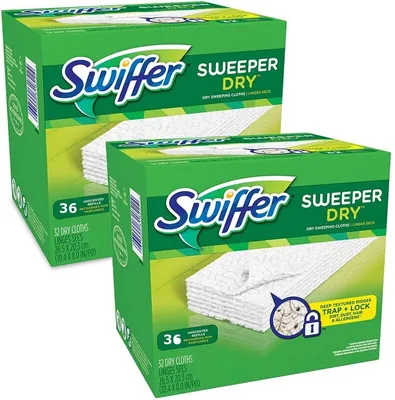 Produktbild von Swiffer Anti-Staub Tücher für Böden trocken 2x36er Pack