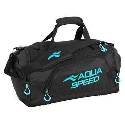 Zdjęcie produktu dla Torba sportowa Duffle Bag M czarno-turkusowa