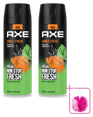Produktbild von 2 x Axe Deodorant Bodyspray Jungle Fresh - 150 ml - Sparpackung - 2 Stücke