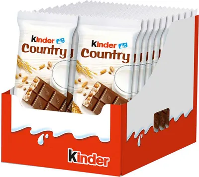 Image de Barres chocolatées pour enfants Country 646005 23,5g 20pc