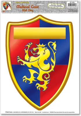 Produktbild von Aufkleber mit Wappen-Design aus Folie, selbstklebend und beschreibbar