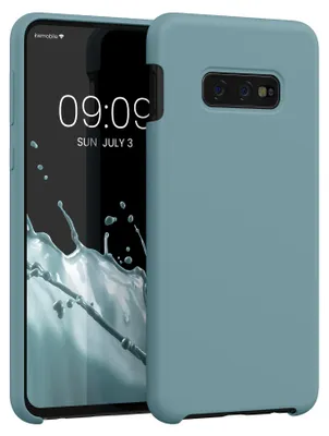 Produktbild von kwmobile Handyhülle für Samsung Galaxy S10e Hülle - Case Silikon - Kabelloses Laden - Schutzhülle Cover in Antique Stone