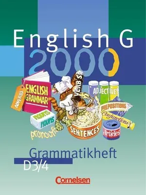 Produktbild von English G 2000, Ausgabe D, Grammatikheft für das 7. und 8. Schuljahr