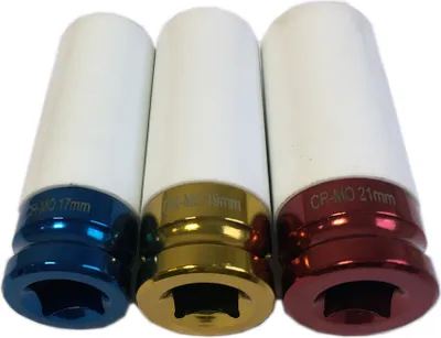 Image de HP Autozubehör HP Alufelgen Schoneinsätze 17-19-21mm 13213 Plastic sleeve 17 - 21 mm 1/2 (12.5 mm)