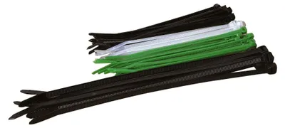 Produktbild von 100 schwarze Nylon-Halsketten 4,8 x 300 mm