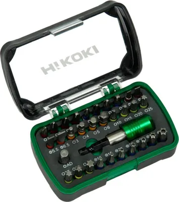 Obrázek produktu pro Hikoki 750363 Různá sada bitů s destičkami 1/4'' 32 dílů