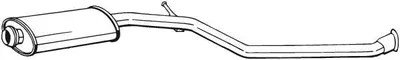 Produktbild von Bosal Mittelschalldämpfer  282-335