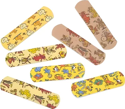 Immagine prodotto di LEINA Kinder-Pflaster, 19 x 72 mm, wasserfest, bunte Motive