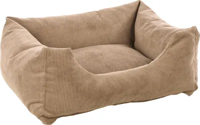 Produktbild von Flamingo Hundebett Celeste rechteckig beige, Maße: 65 x 50 x 20 cm