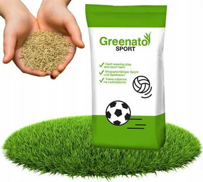 Immagine prodotto di Tappeto erboso sportivo 5 kg (circa 200m²) SPORT seme per prato Semi di erba Semi di prato Erba Tappeto erboso da gioco