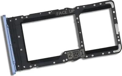 Produktbild von Motorola Moto G34 Ersatz SIM-Kartenhalter Blau
