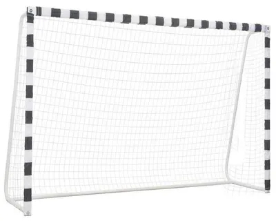 Image de But de football – Structure métallique – 300x200x90 cm – Résistant aux intempéries