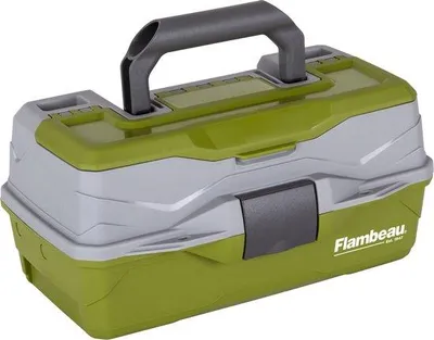 Produktbild von Flambeau – Klassisches 1-Tablett – Grün – Angelbox