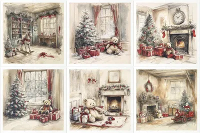 Produktbild von Reispapier-Set 14,8×14,8 cm – Magnolien & Apfelblüte – ITD Collection