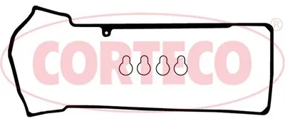 Produktbild von CORTECO Dichtungssatz Zylinderkopfhaube Ventildeckel passend für MERCEDES-BENZ C-Klasse Limousine (W204) 440107H