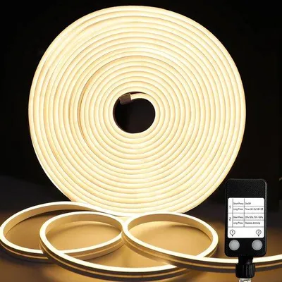 Produktbild von Silikonflexige LED-Lichtbalk, 10 m, IP65 Wasserfest, 2700K Warmweiß für Außen- und Innenbereich, für Heimdekoration