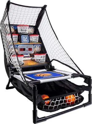 Image de Équipement électronique pour jeux de balle - Jeu de basket d'arcade - Affichages LED du score - Avec bandeau LED intégré