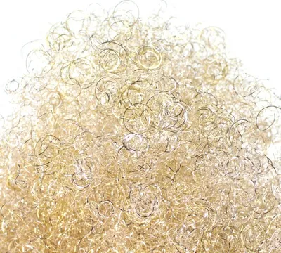 Produktbild von 15g  Engelshaar Lamettahair Lametta Hair Flowerhair Weihnachten, Farbe:champagner