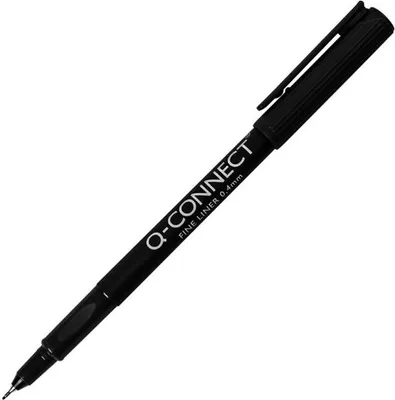 Zdjęcie produktu dla Q-Connect® KF25007 cienkopis 0,4 mm, czarny