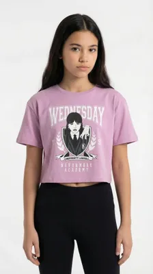 Produktbild von Adams Wednesday Mädchen T-Shirt kurzarm Shirt – Lila / 146/152