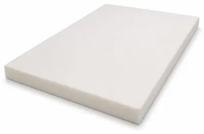 Produktbild von All4All Schaumstoffplatte, Schaumstoff, Matratze mittelhart T25, Schuamstoffmatratze, Topper, Schaum, 120x200x11cm, Weiß