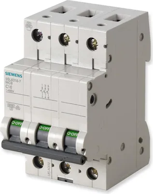 Immagine prodotto di Siemens 5SL6332-6 Miniature circuit breaker B-type 3P Stromunterbrecher (5SL6332-6)