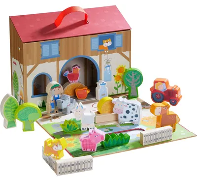 Produktbild von HABA Kleinkindwelt Spielwelten Spielwelt Bauernhof 1306940001
