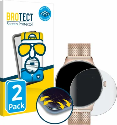 Produktbild von 2x BROTECT Fullscreen Schutzfolie für LIGE FV12 1.43" Displayschutz Folie Fullcover Matt Entspiegelungsfolie