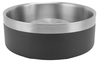 Image de Gamelle pour chien en acier inoxydable, grande capacité, pour la nourriture et l'eau des chats, antidérapante, pour animaux de compagnie, petite taille, 17,2 x 17,2 x 6,5 cm