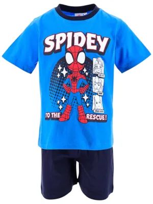 Produktbild von Schlafanzug kurz Spidey Blau 98 cm