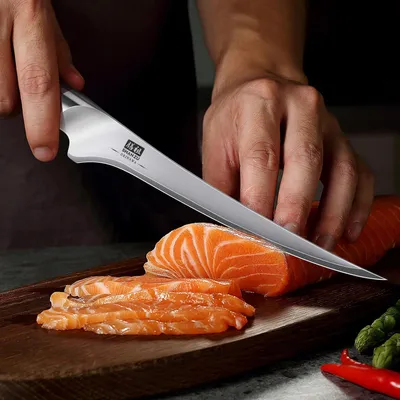 Produktbild von Professionelles Filetiermesser - Hochwertige Schneidleistung - 1 Stück - Kohlenstoffstahl