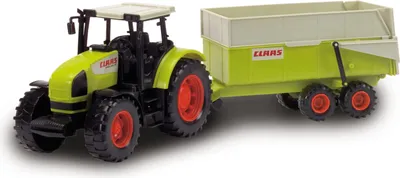 Obrázek produktu pro PROMO Traktor CLAAS Ares s přívěsem 57cm Dickie