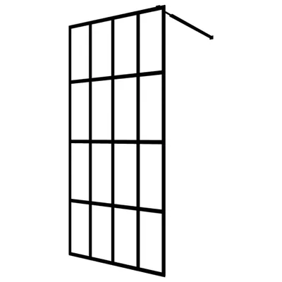 Produktbild von vidaXL Duschwand für Walk-in Dusche Mattes Sicherheitsglas 140x195 cm