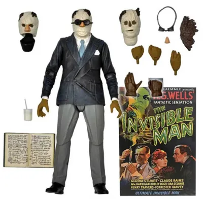 Imagen del producto de NECA Ultimate, figura de colección del Hombre Invisible, basada en películas y series de televisión